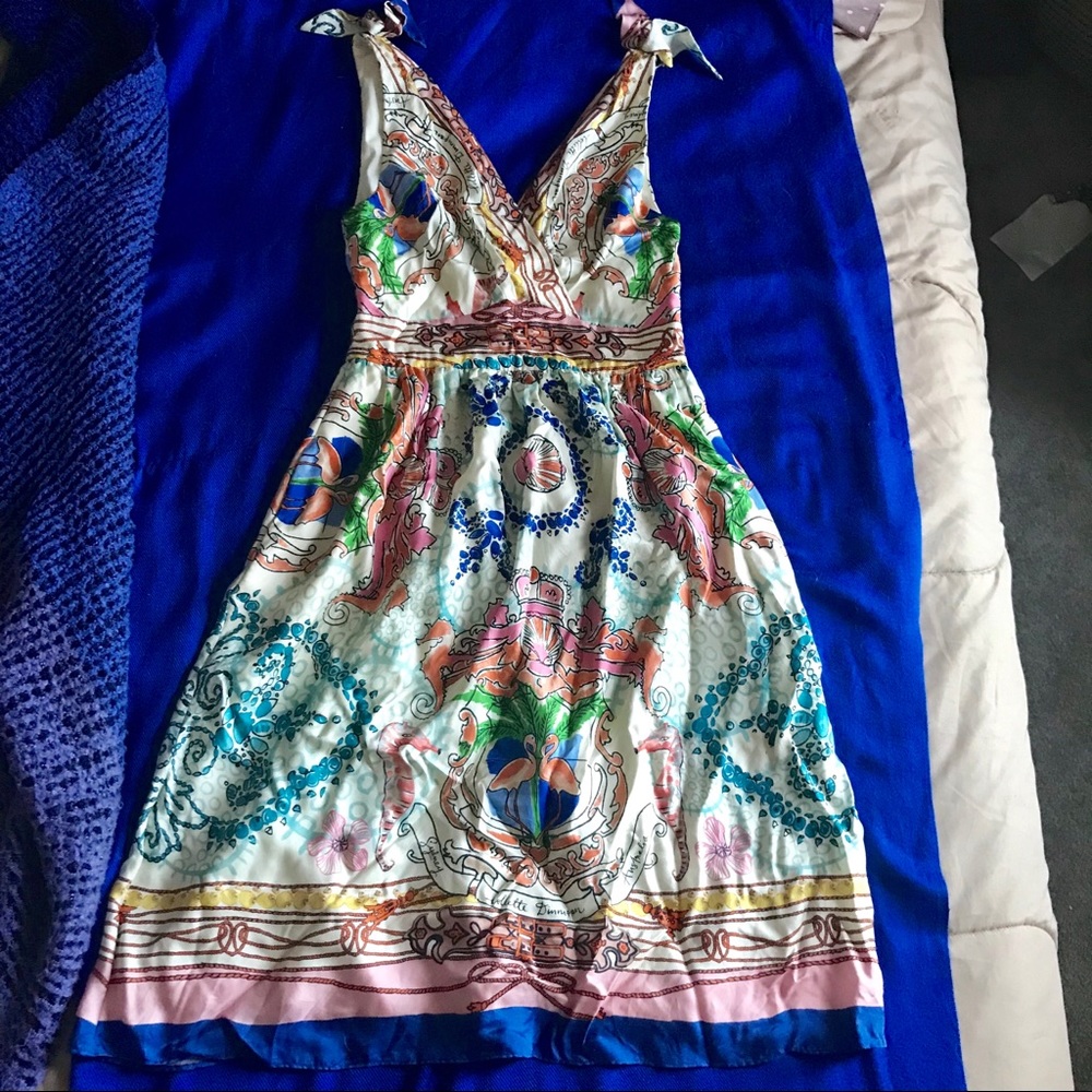 100% Silk Anthropologie Dress - Stunning!